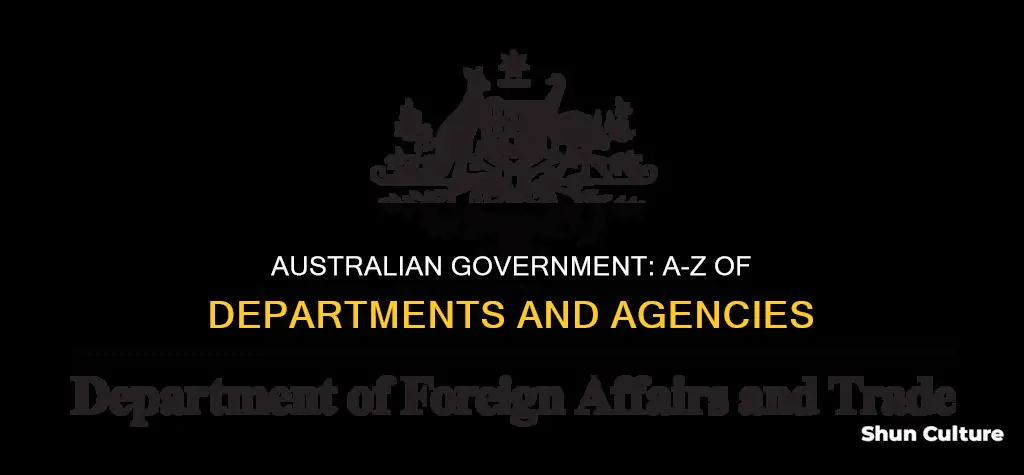 a-z list of australian government departments and agencies