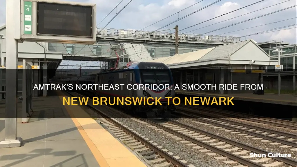 am track train schedule new brunswick to newark