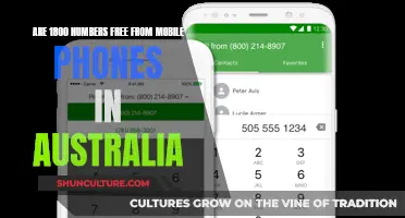 Free Calling: 1800 Numbers from Mobile Phones in Australia