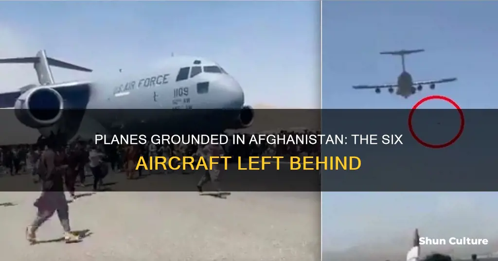 are 6 planes stuck in afghanistan