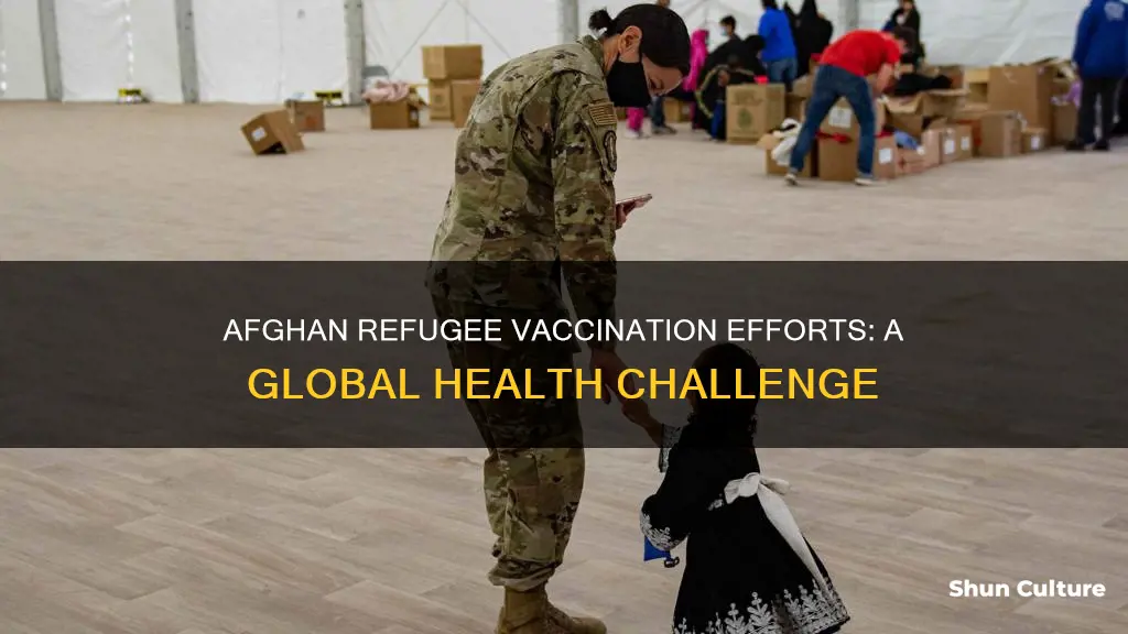 are afghanistan refugees being vaccinated