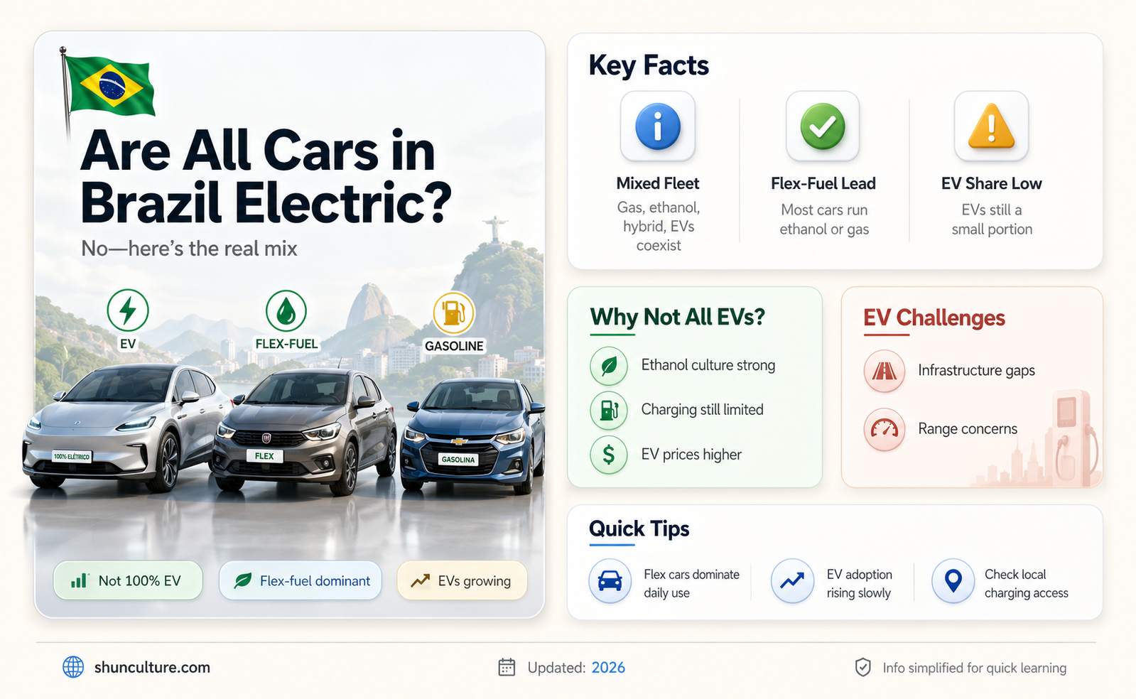 are all cars in brazil electric