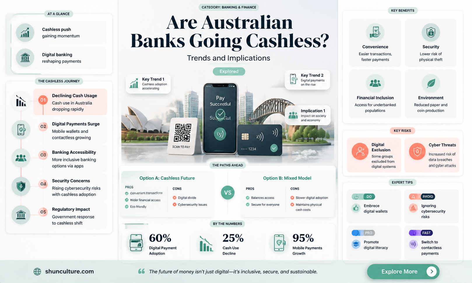 are australian banks going cashless