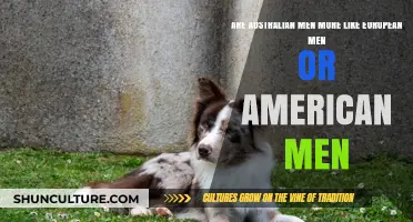 Australian Men: A Blend of European and American Traits