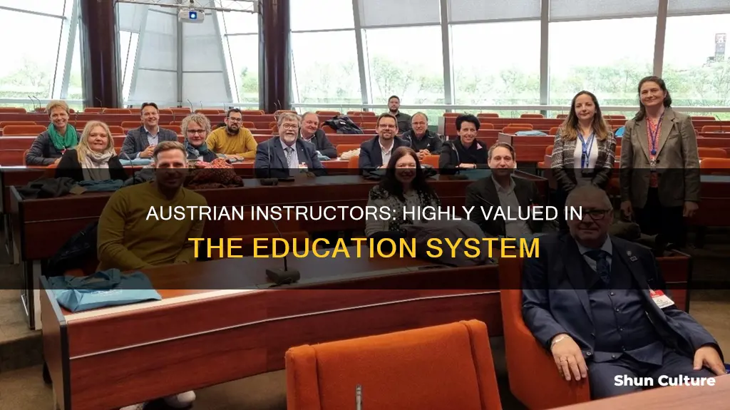 are austria school instructors held at a high esteem