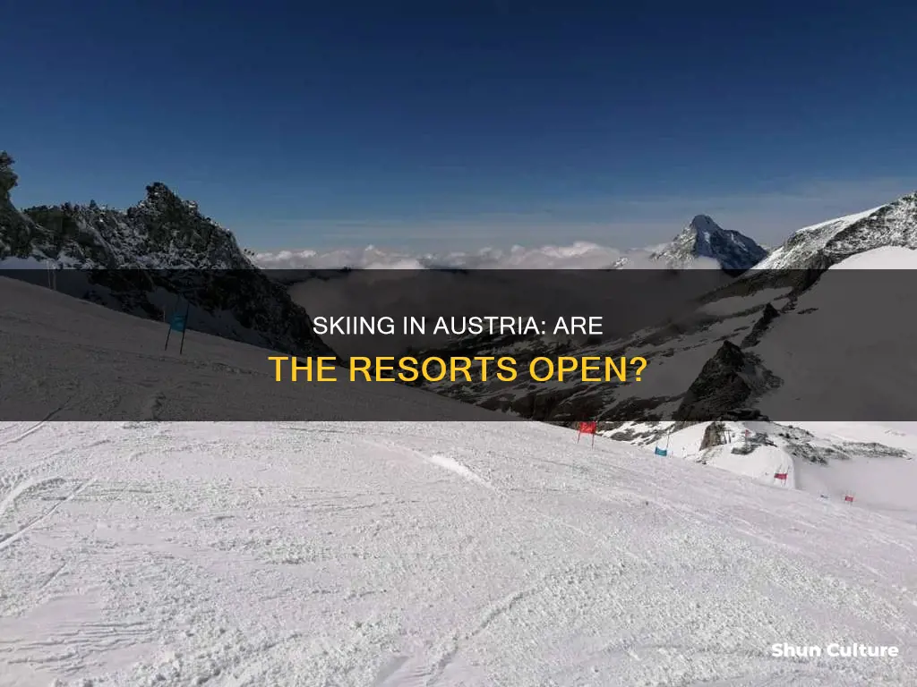 are austria ski resorts open