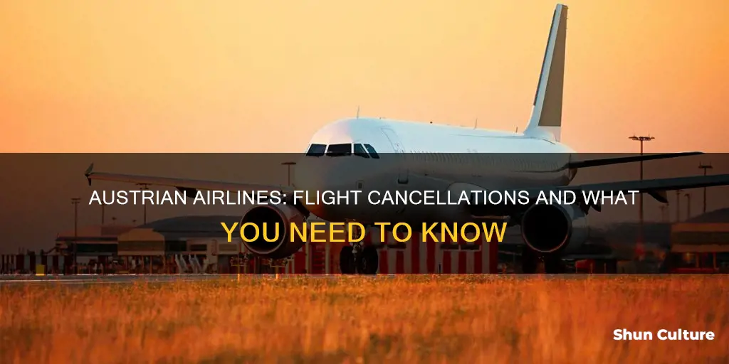 are austrian airlines cancelling flights