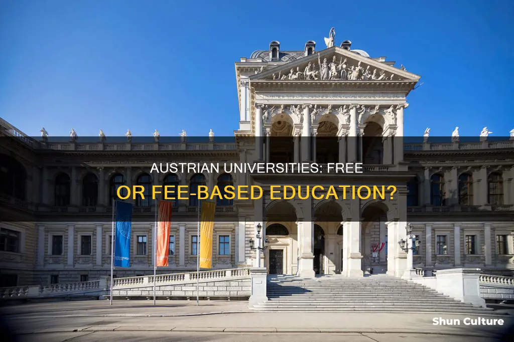 are austrian universities free