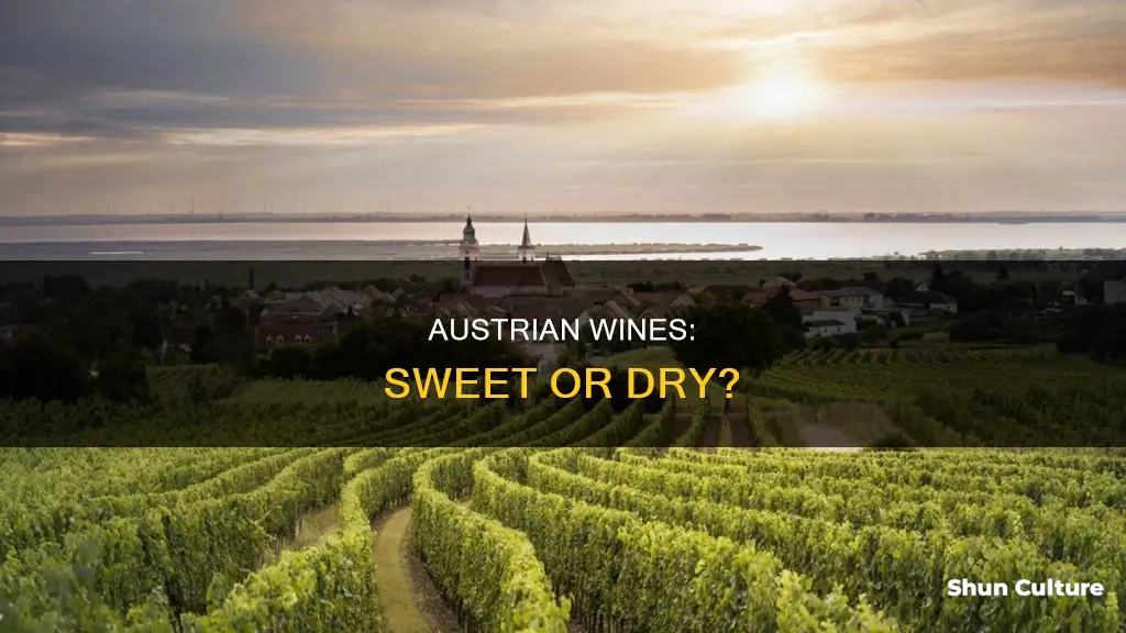 are austrian wines sweet