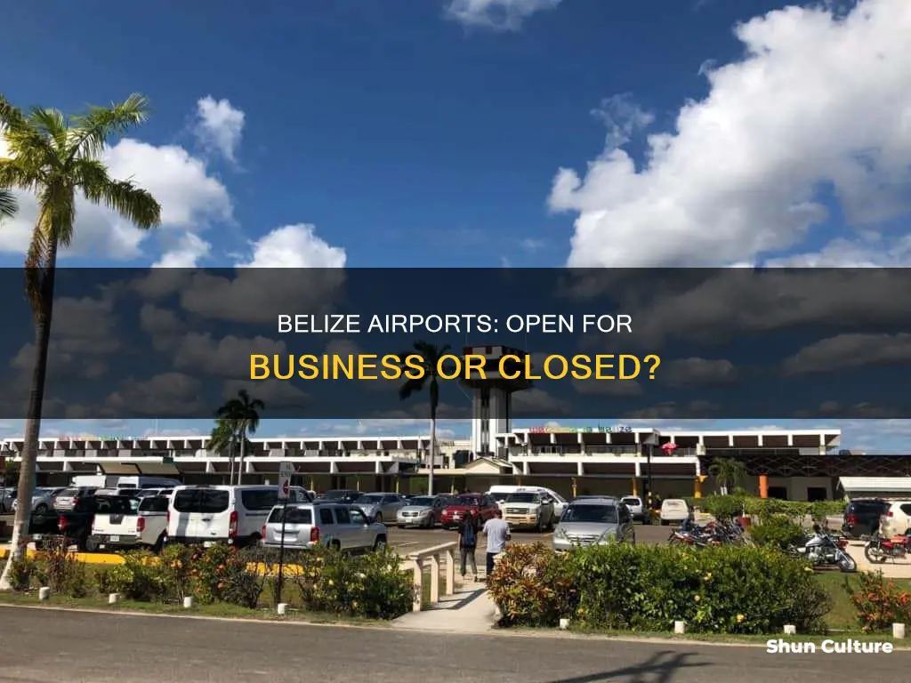 are belize airports open