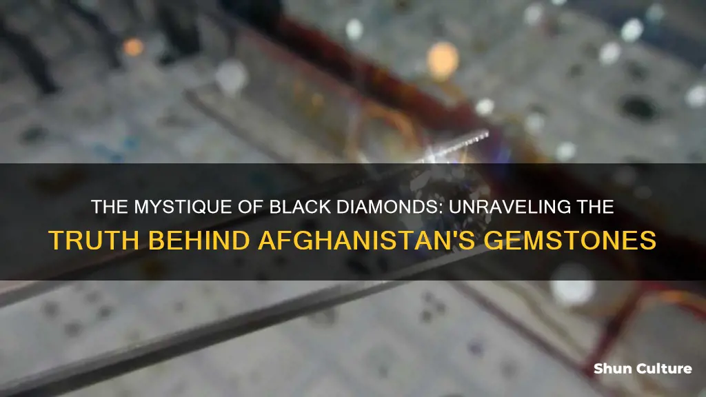 are black diamonds from afghanistan real