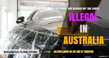 Are Blacked Out Tail Lights Illegal in Australia? Legal Insights