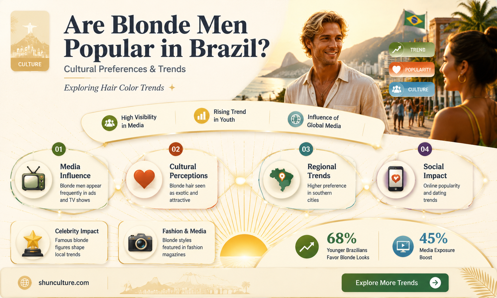 are blonde men well liked in brazil