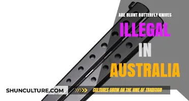 Are Blunt Butterfly Knives Legal in Australia? A Comprehensive Guide