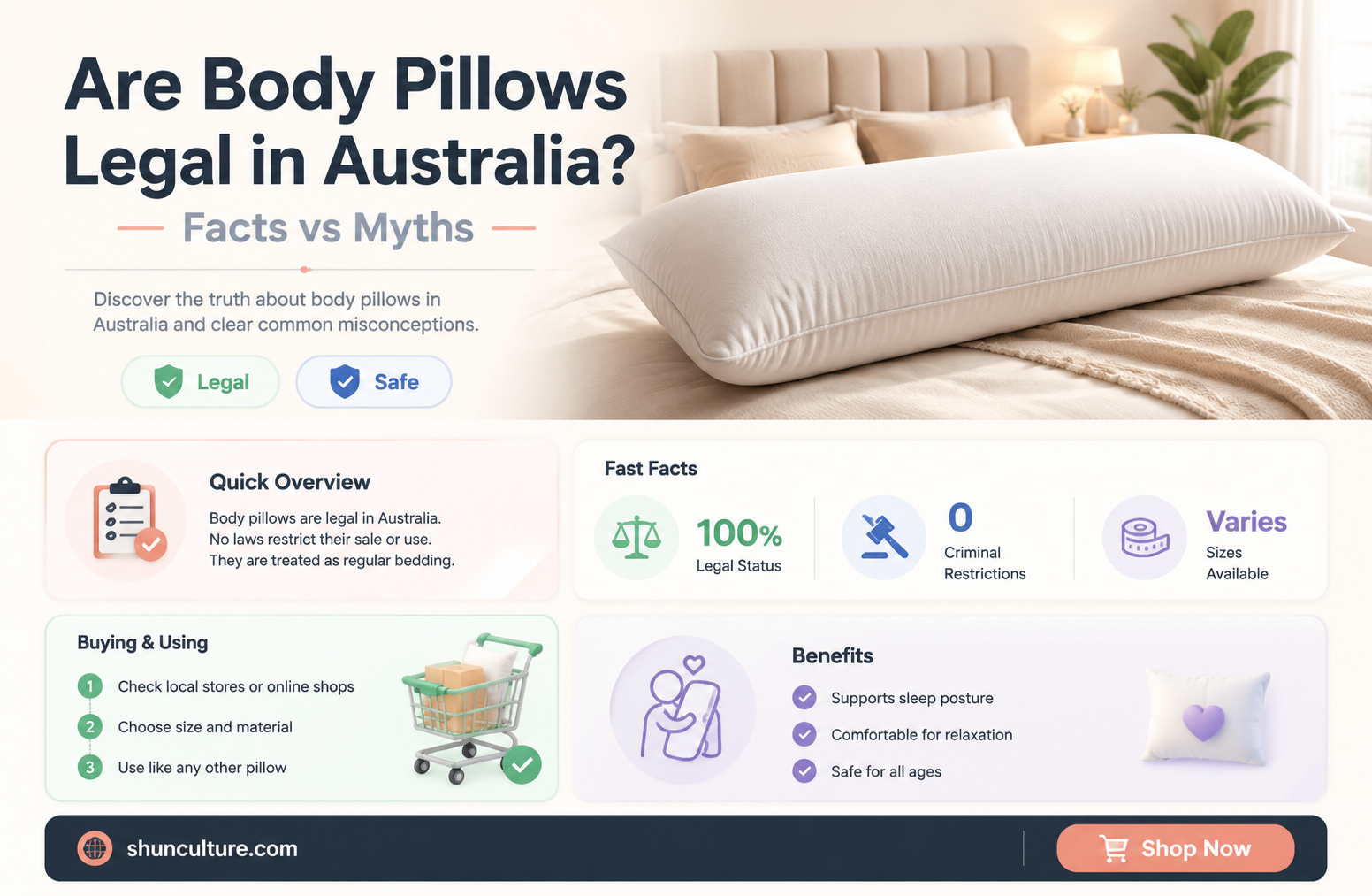 are body pillows illegal in australia