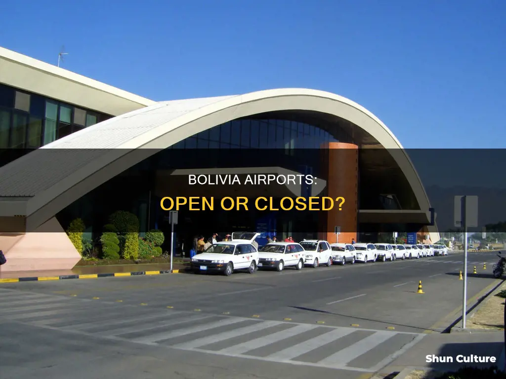 are bolivia airports open