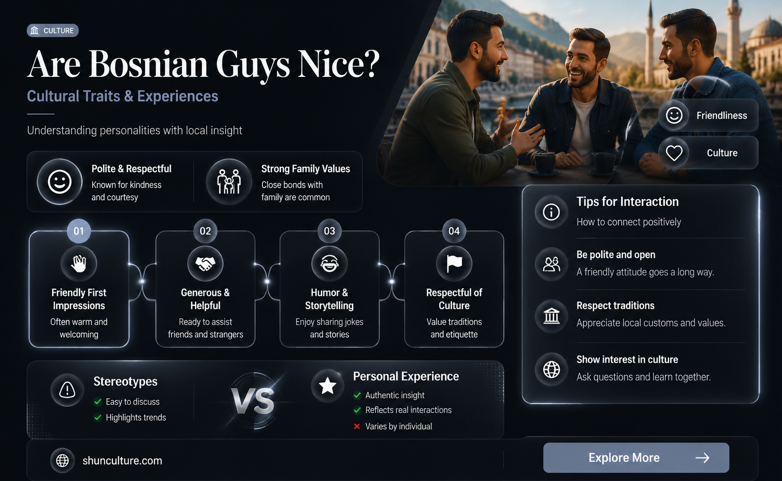 are bosnian guys nice