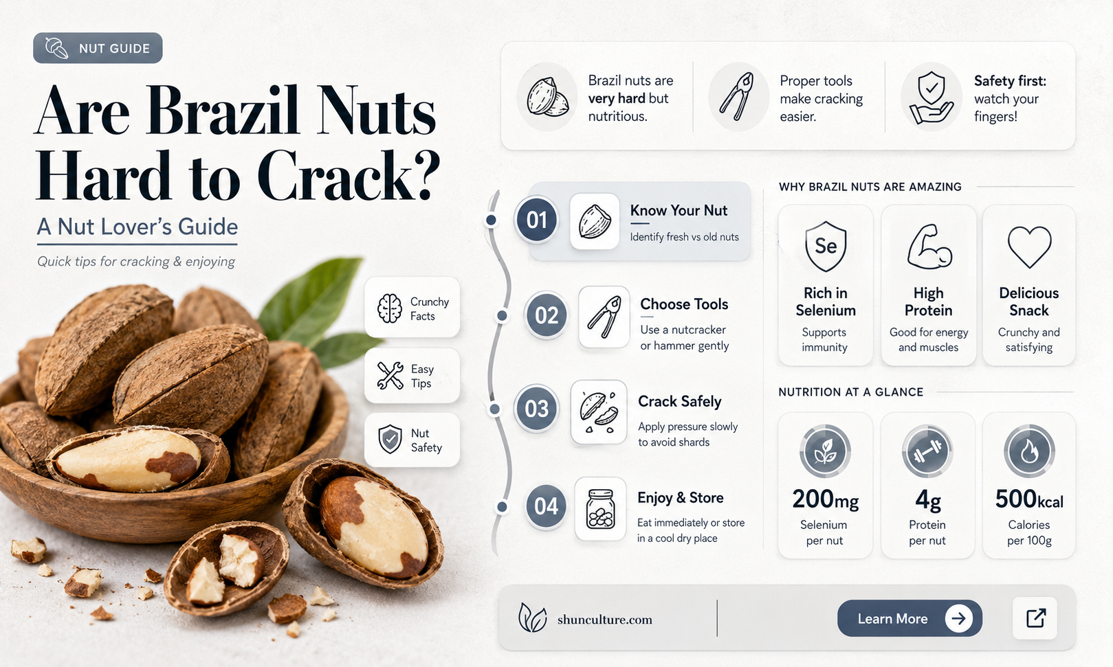 are brazil nuts hard