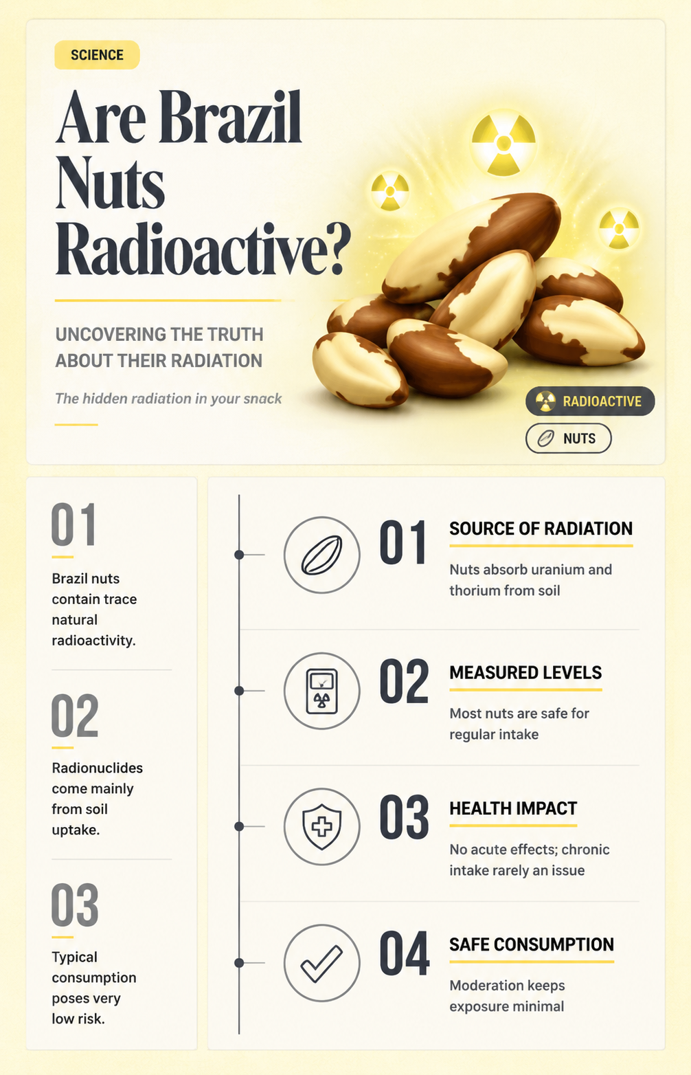 are brazil nuts radioactive