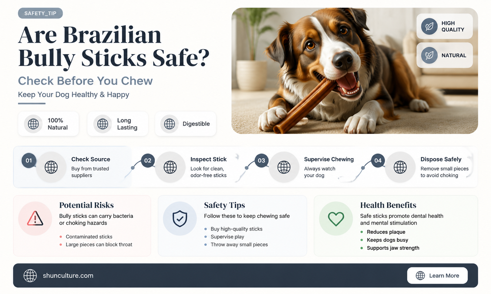 are bully sticks from brazil safe for dogs