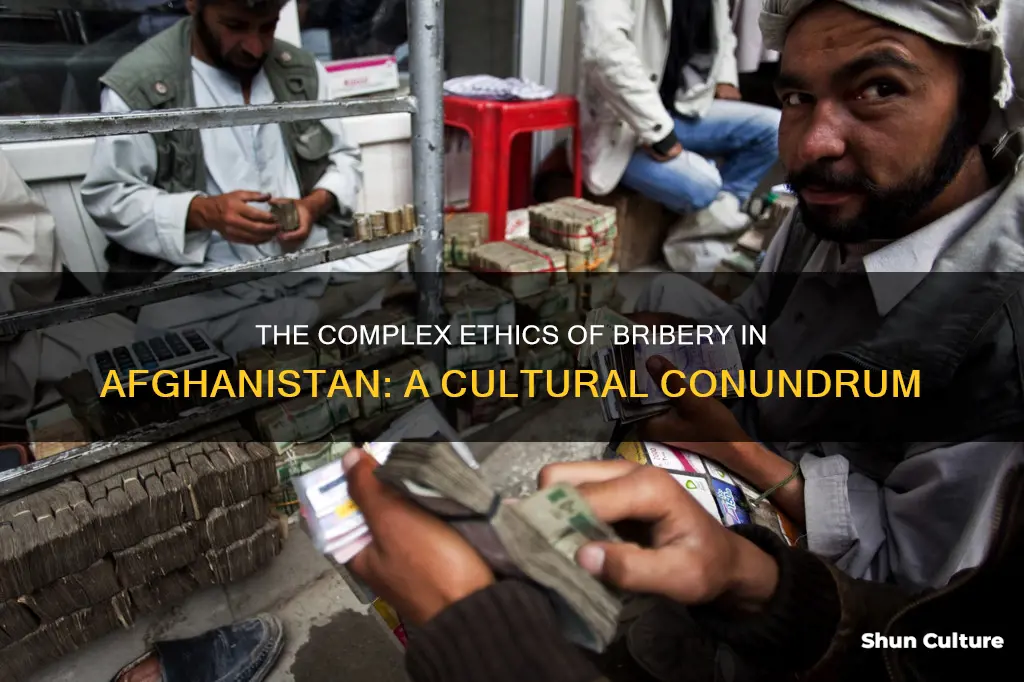 are bribery considered ethical or unethical in afghanistan