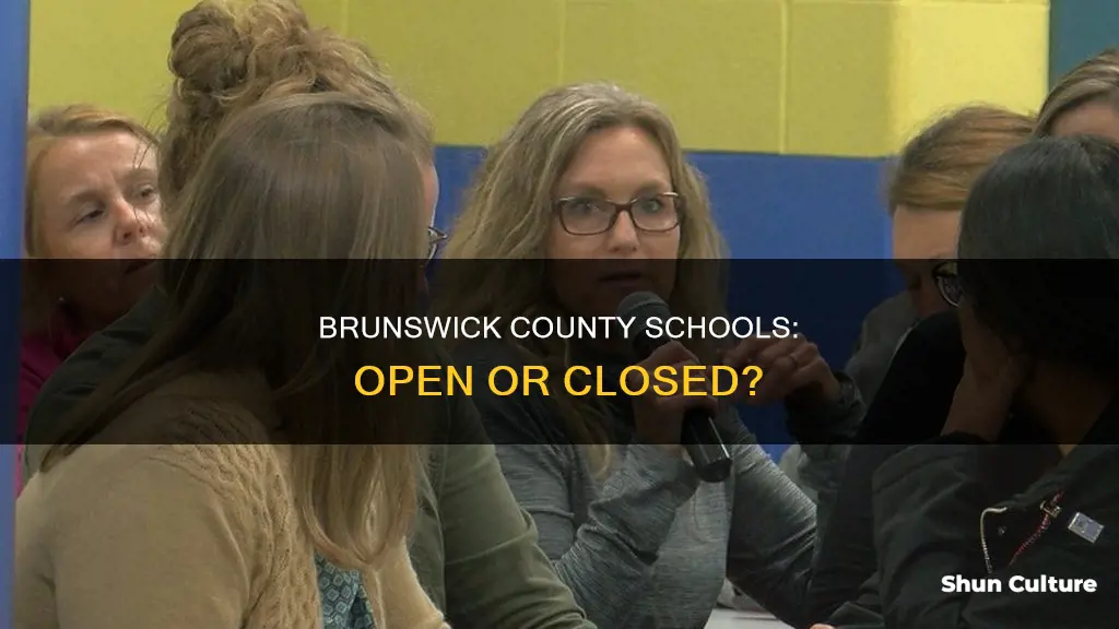 are brunswick county schools open