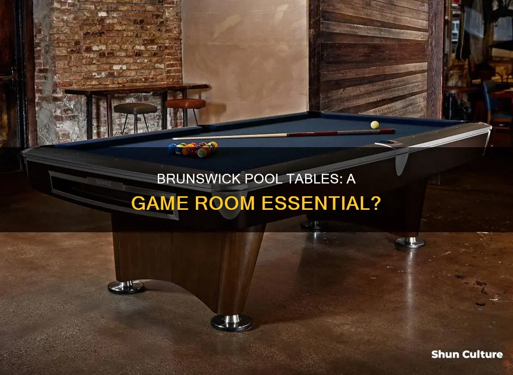 are brunswick pool tables good