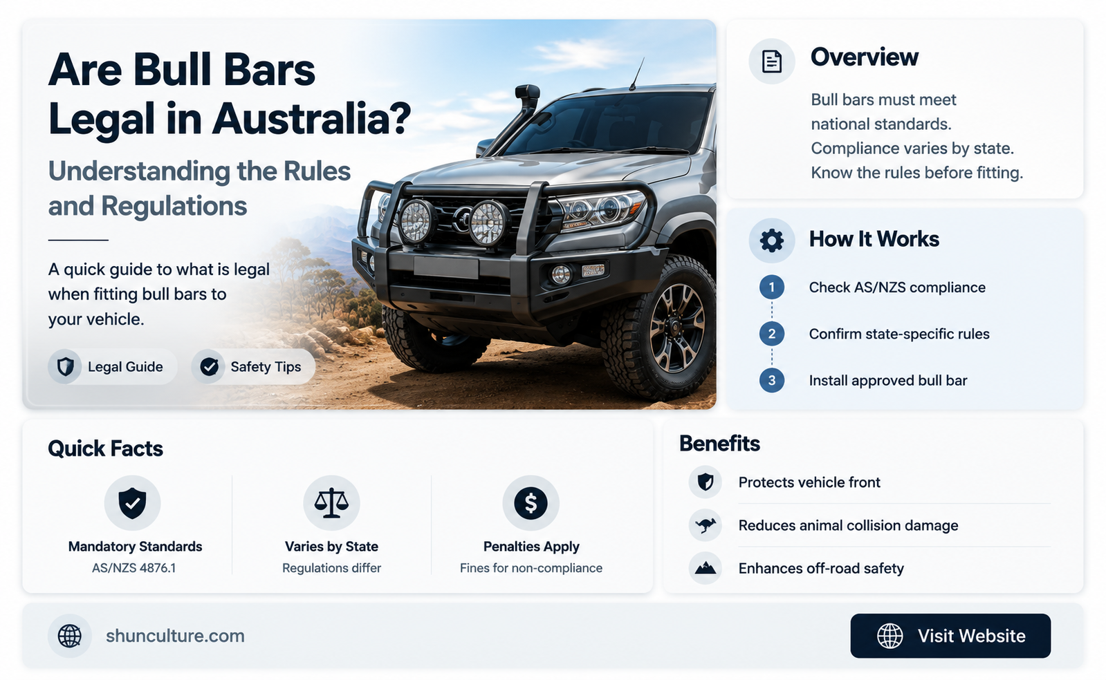 are bull bars illegal in australia