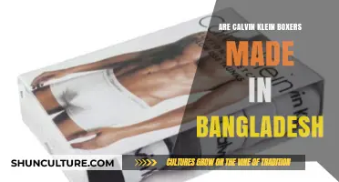 Calvin Klein Boxers: Are They Made in Bangladesh?