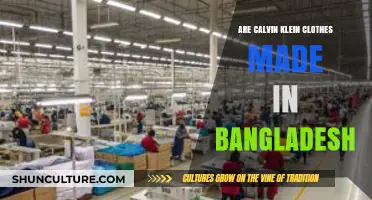 Calvin Klein Manufacturing: Are Their Clothes Made in Bangladesh?