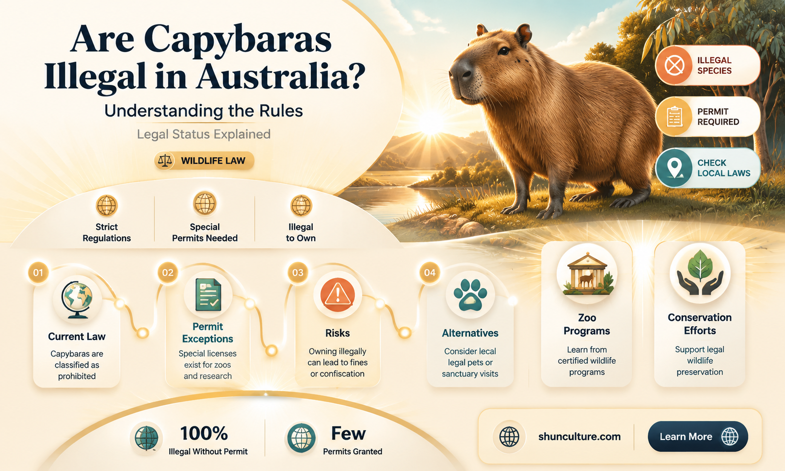 are capybaras illegal in australia