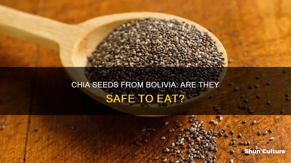 are chia seeds from bolivia safe