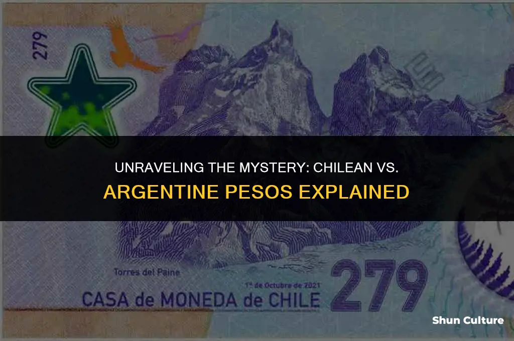 are chilean peso the same as argentine pesos
