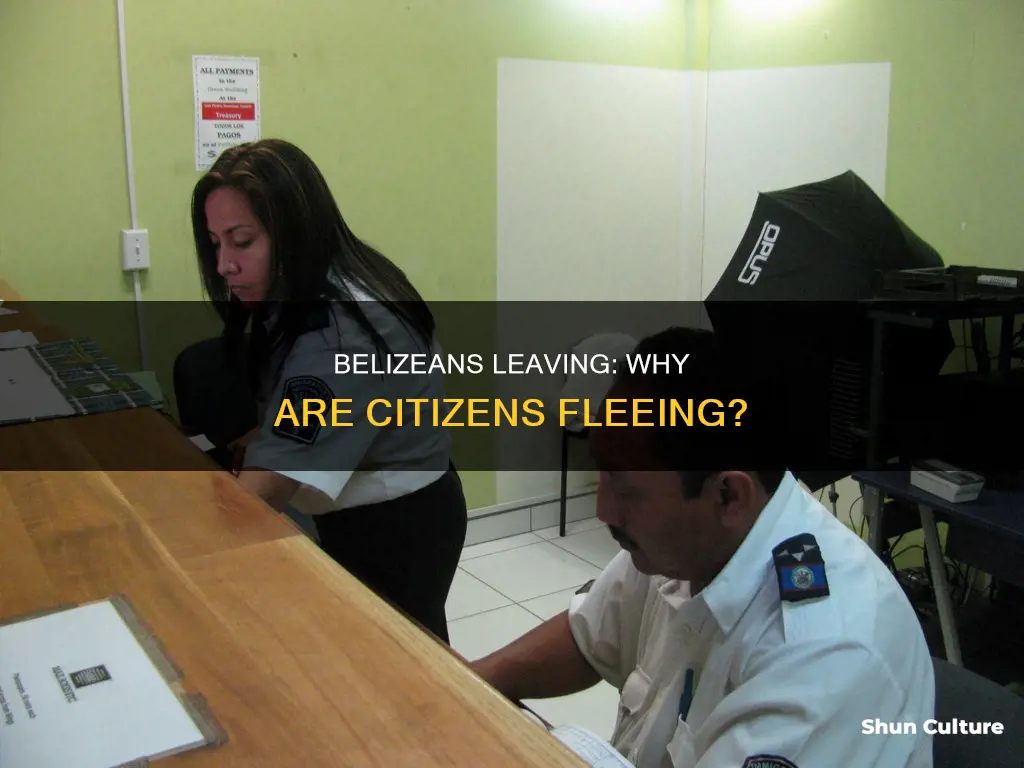 are citizens of belize leving their country