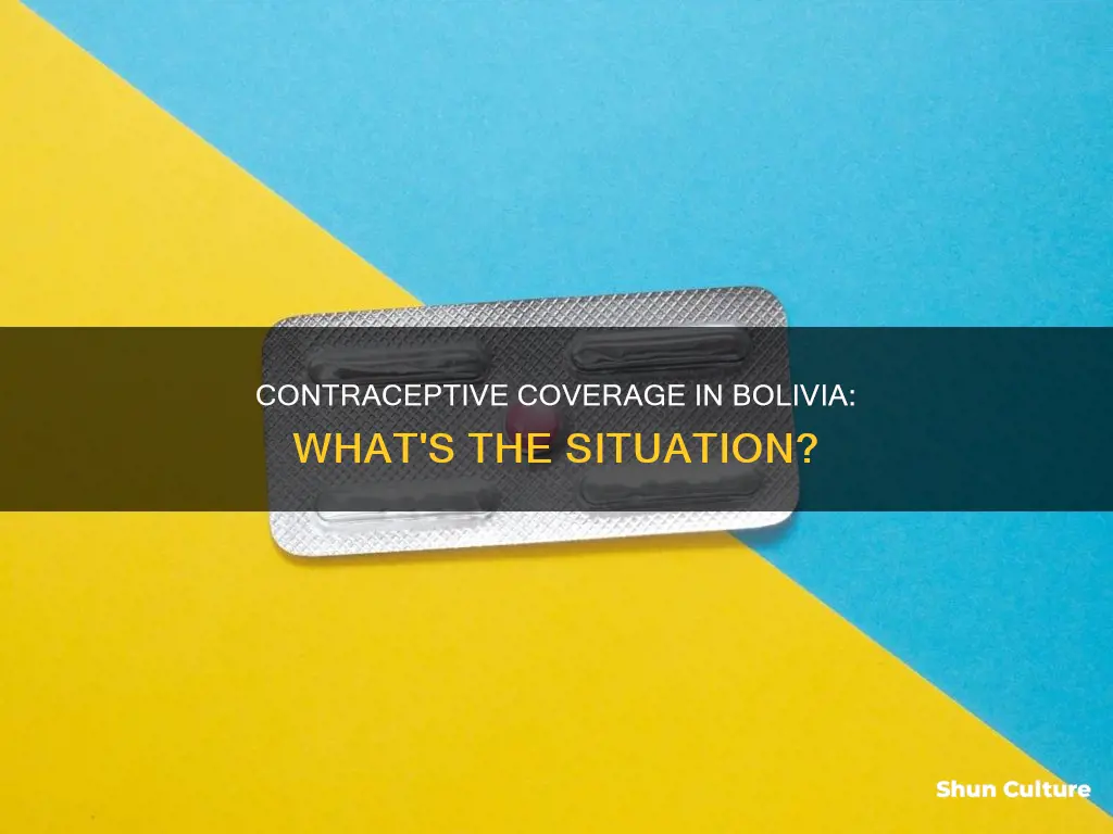 are contraceptives covered in bolivia