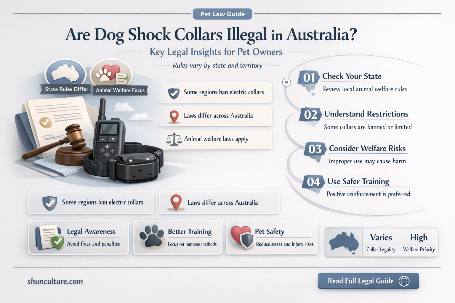 are dog shock collars illegal in australia