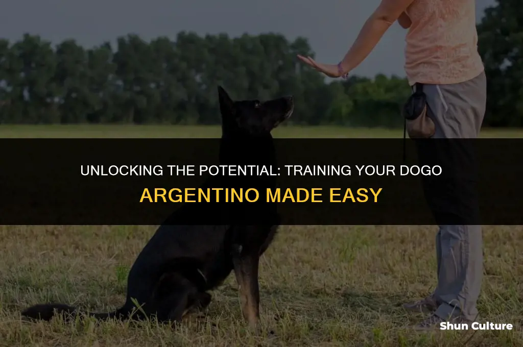 are dogo argentino easy to train