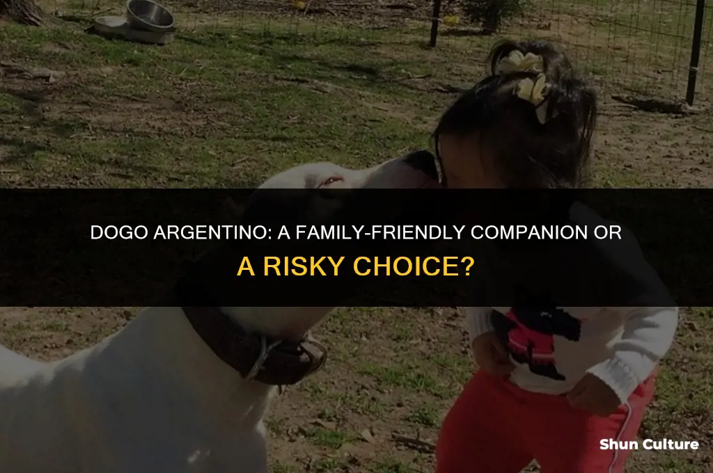 are dogo argentino good with children