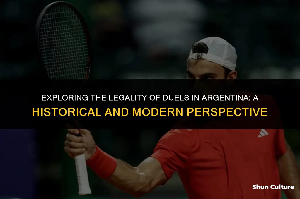 are duels legal in argentina