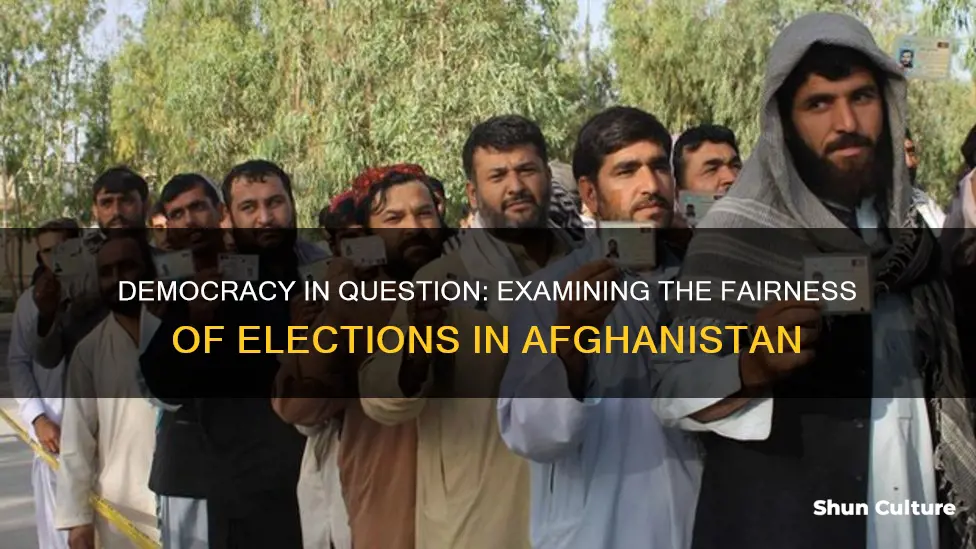 are elections in afghanistan fair