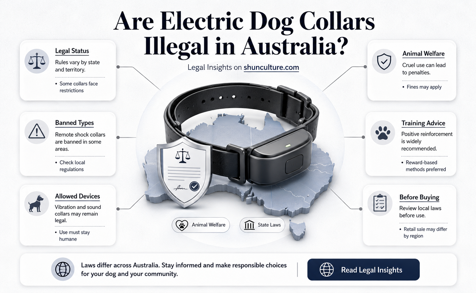 are electric dog collars illegal in australia
