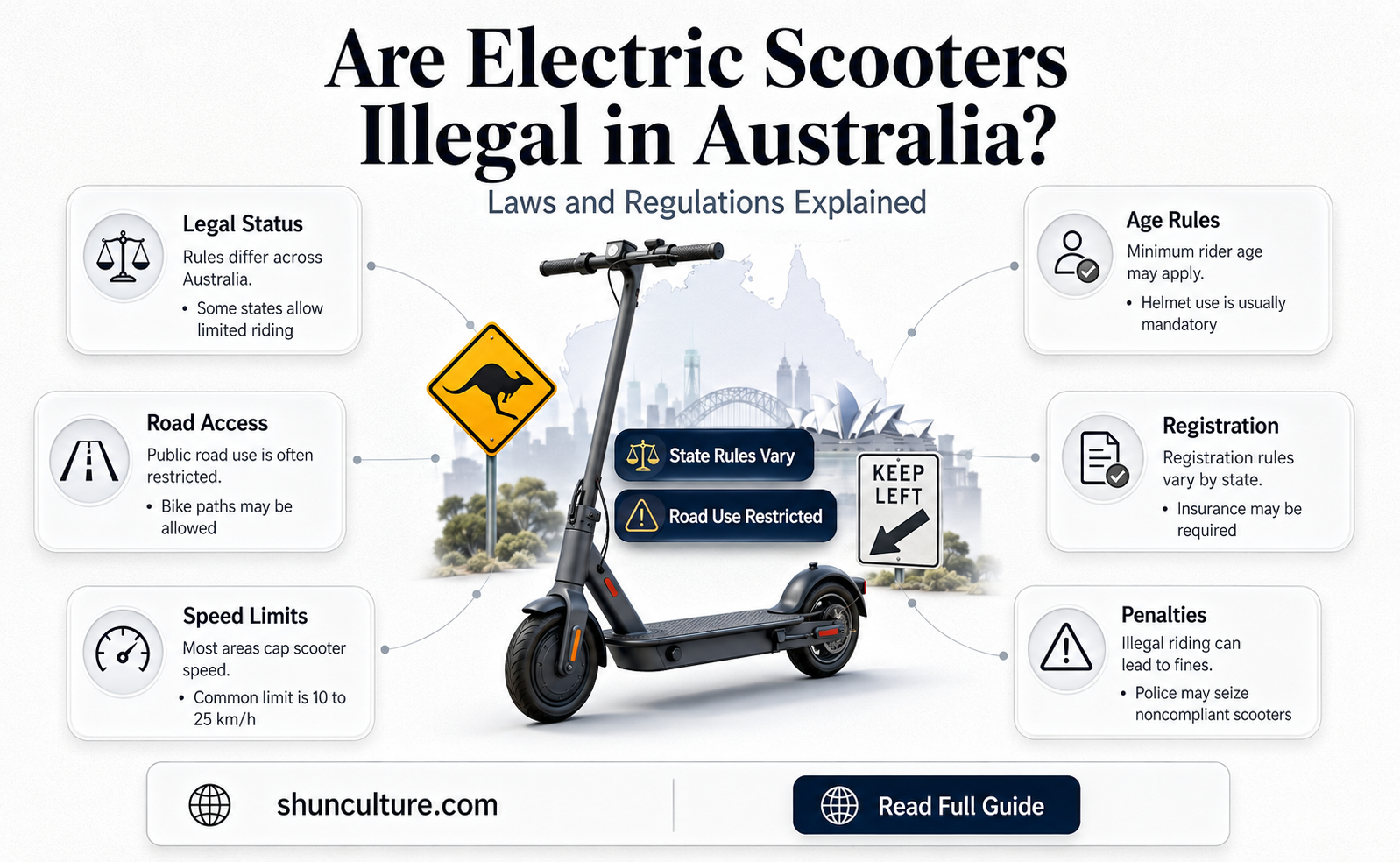 are electric scooters illegal in australia