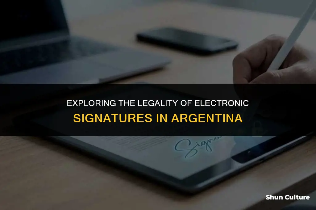 are electronic signatures legal in argentina