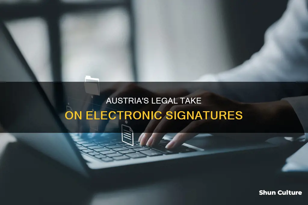 are electronic signatures legal in austria