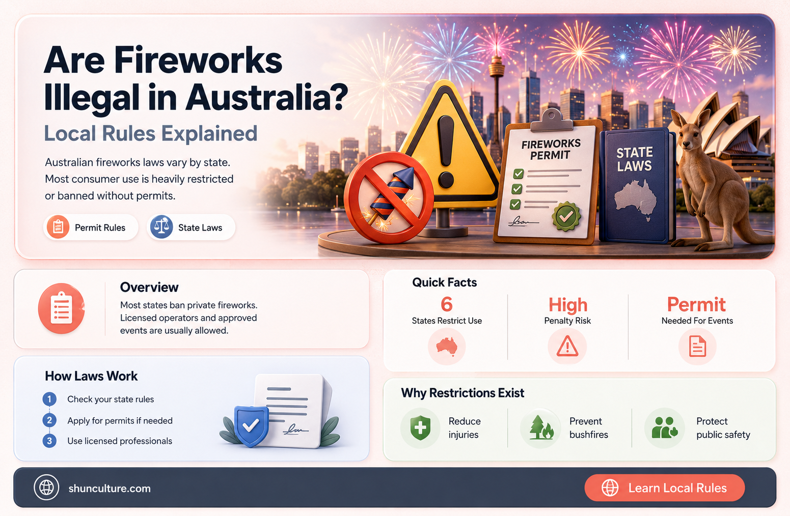 are fireworks illegal in australia