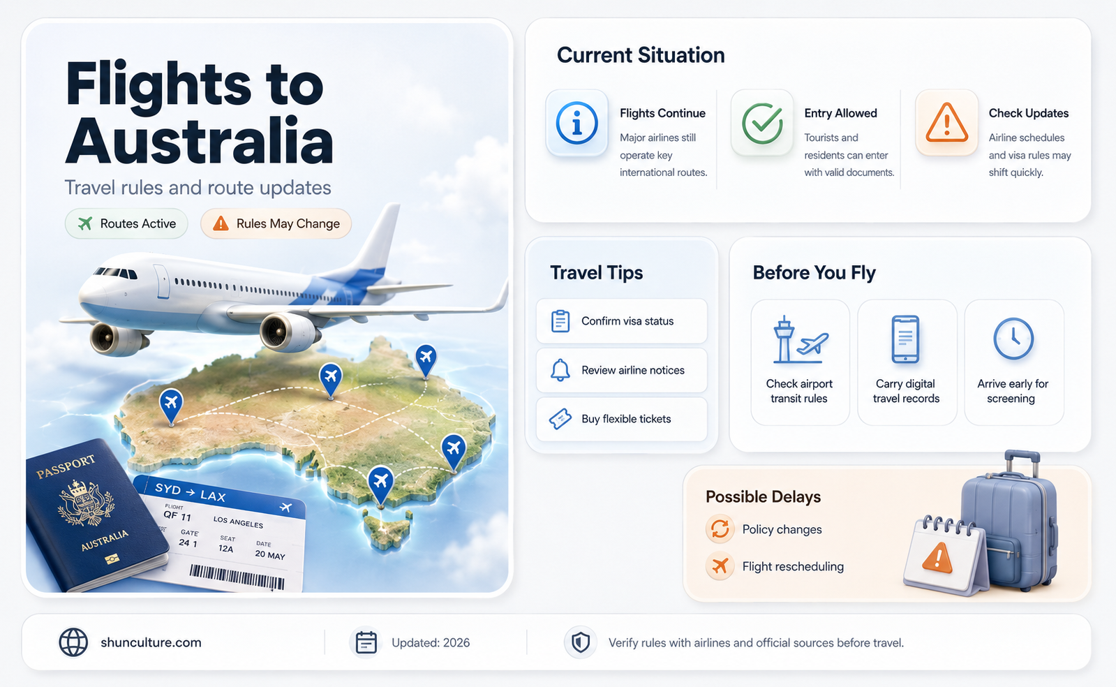 are flights to australia still going ahead