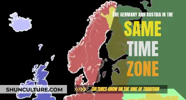 Time Zones in Germany and Austria: Are They Synchronized?