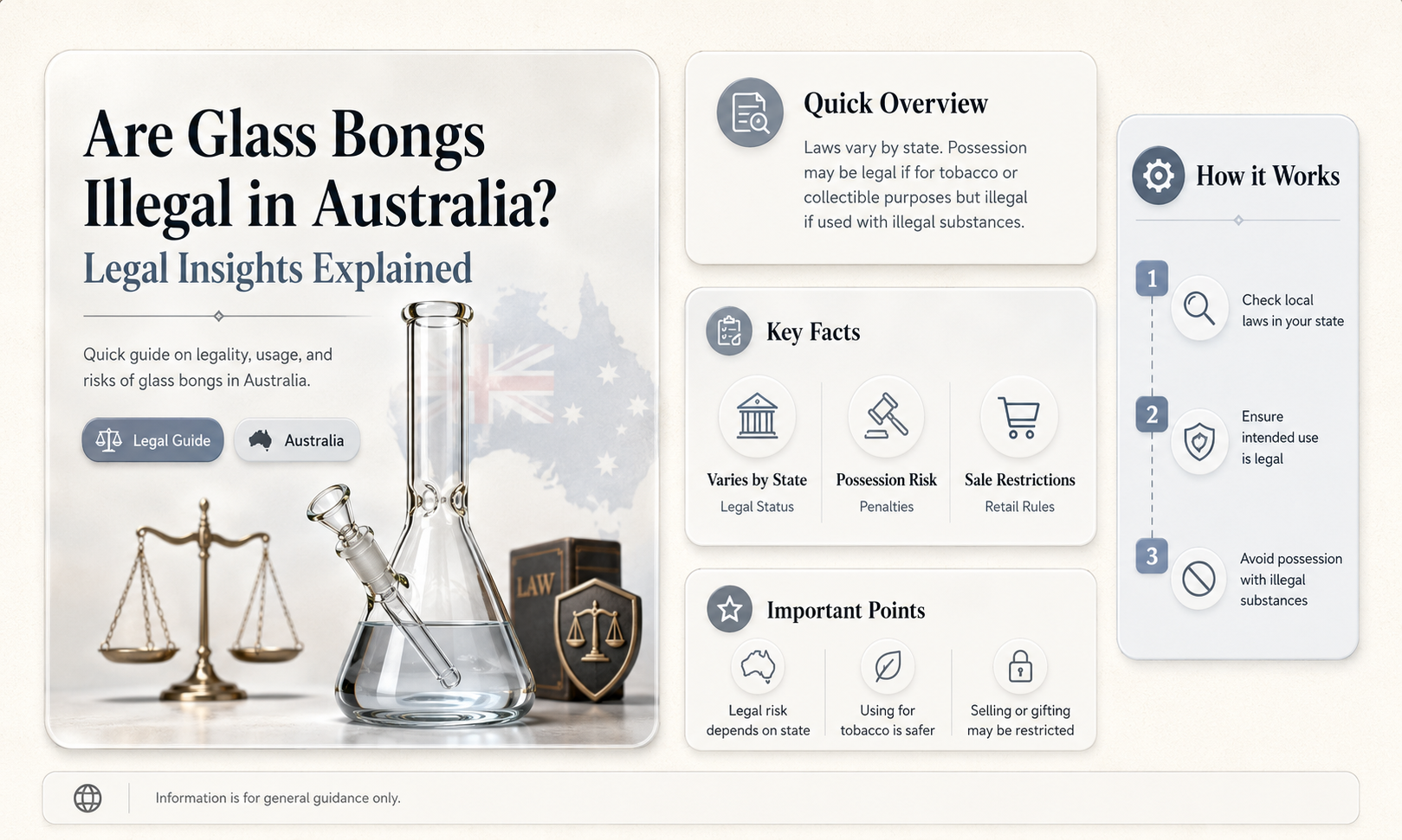 are glass bongs illegal in australia