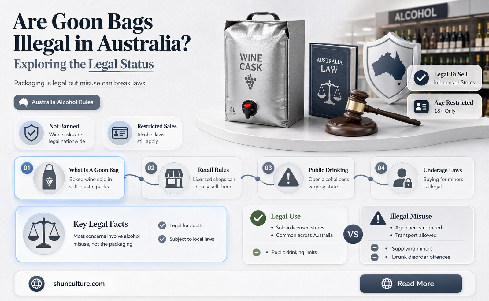 are goon bags illegal in australia