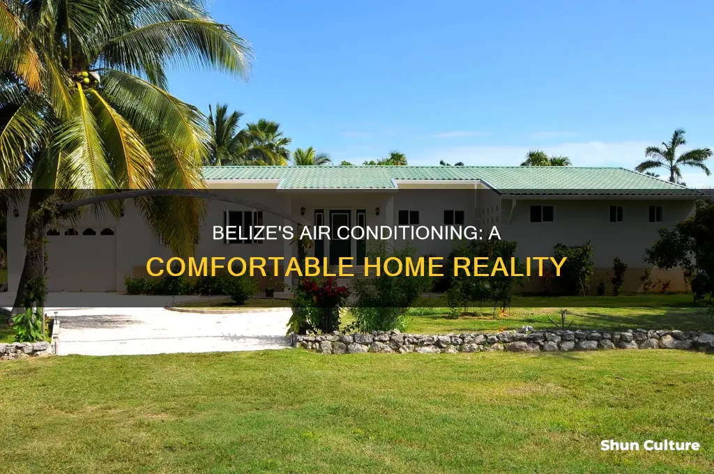 are homes in belize air conditioned